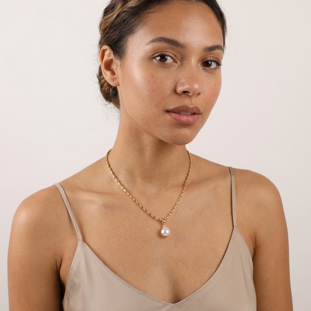 Luna Glow Baroque Pearl Pendant
