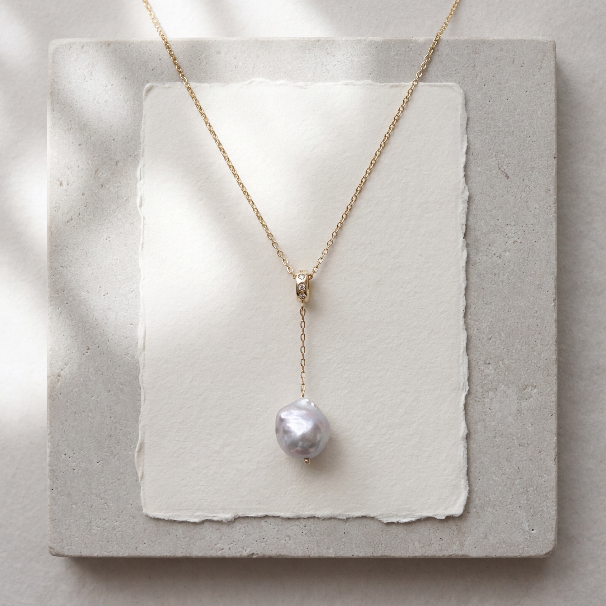 Baroque Pearl Pendant Necklace