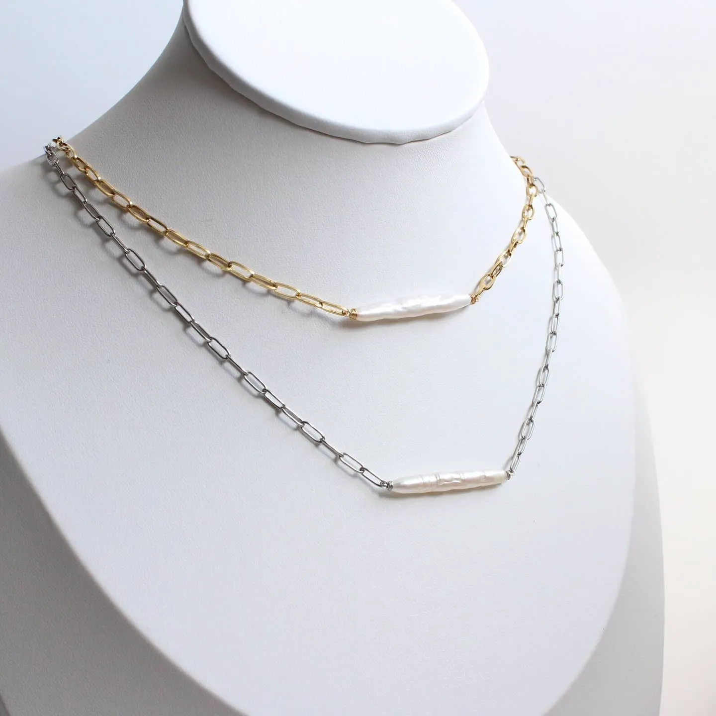 Baroque Biwa Pearl Choker