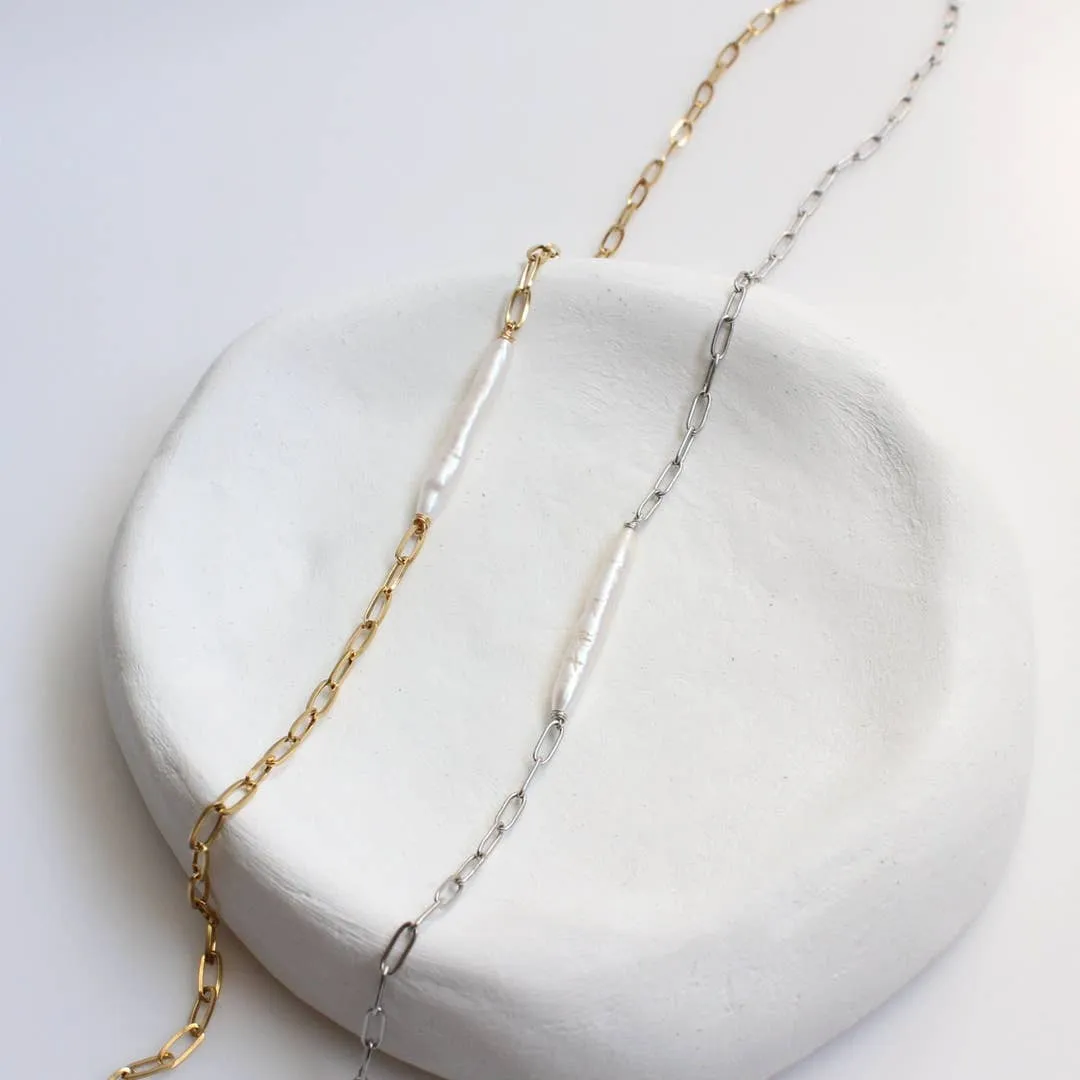 Baroque Biwa Pearl Choker